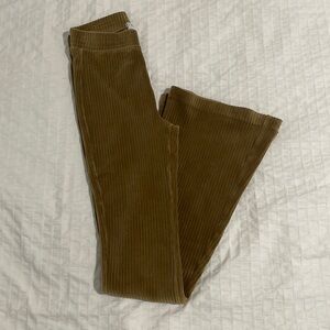 Aerie Corduroy Flare Leggings